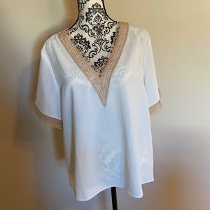 NWOT Shein Lightly Sheer Top - Size XL